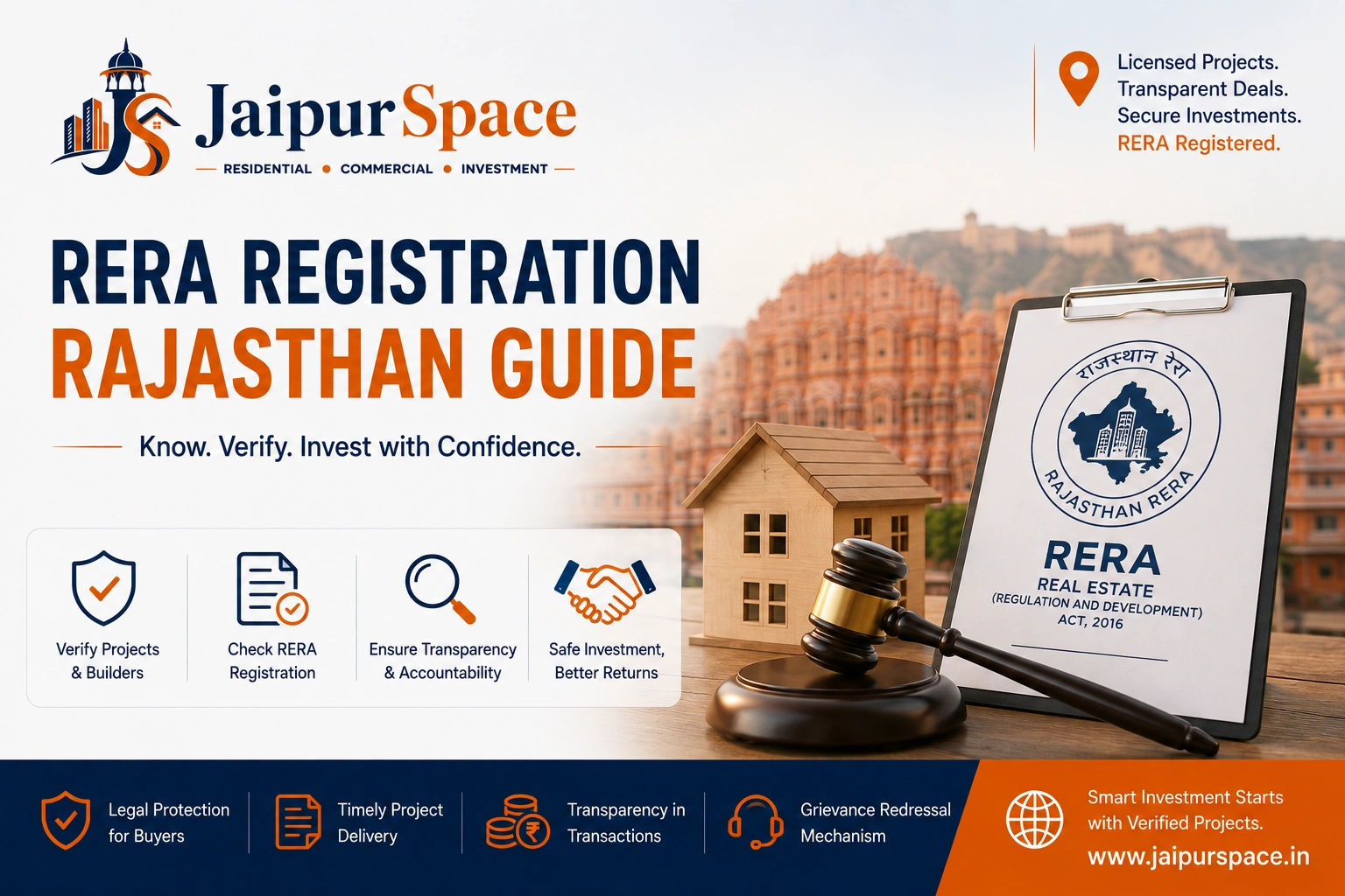 RERA registration verification guide for Rajasthan home buyers
